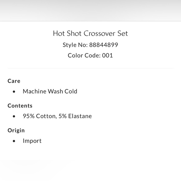 NWT FP Movement Free People Crossover top only Black Large - Picture 10 of 10